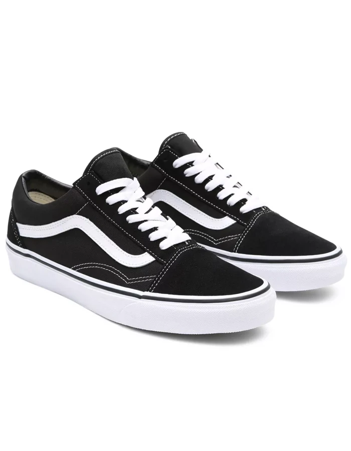 VANS OLD SKOOL SHOES BLACK WHITE 2 VANS OLD SKOOL SHOES BLACK WHITE - Image 2