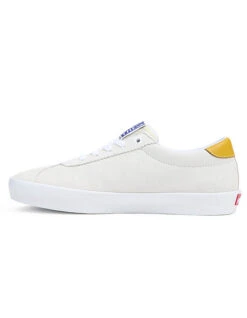VANS SUEDE SPORT SHOES WHITE -Ride The Boards vans scarpe skate sport white 4