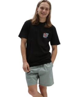 VANS ZONED OUT T-SHIRT -Ride The Boards vans zoned out t shirt black 1