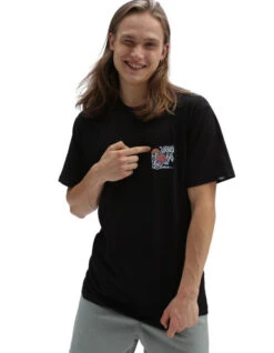 VANS ZONED OUT T-SHIRT -Ride The Boards vans zoned out t shirt black 2