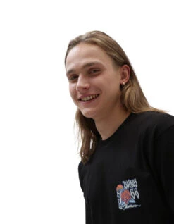 VANS ZONED OUT T-SHIRT -Ride The Boards vans zoned out t shirt black 3