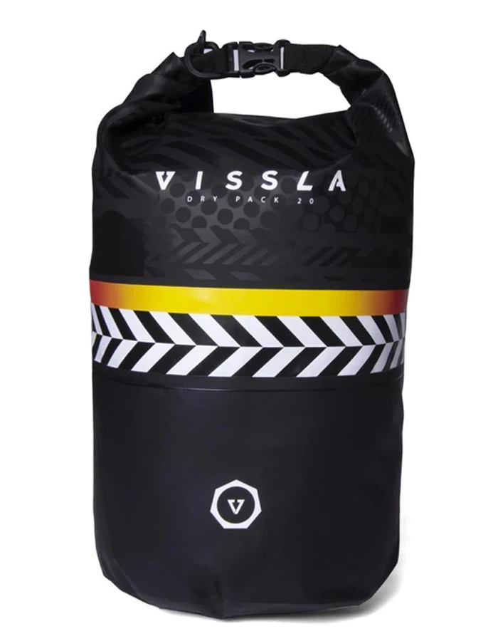 VISSLA 7 SEAS 20L DRY BAG BLACK - Image 2