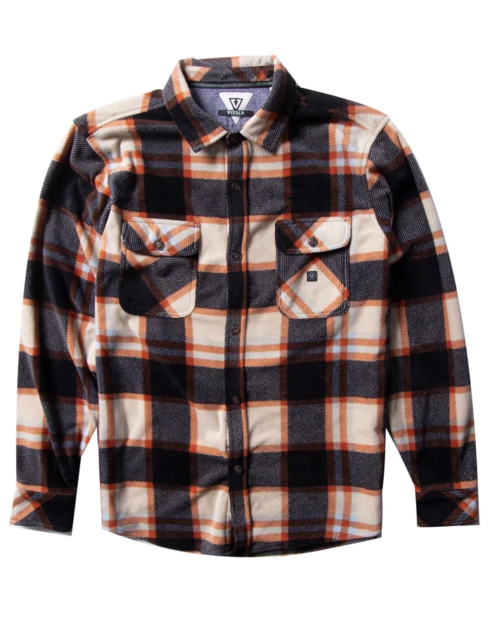 VISSLA ECO-ZY LS POLAR FLANNEL OXSIDE 1 VISSLA ECO-ZY LS POLAR FLANNEL OXSIDE