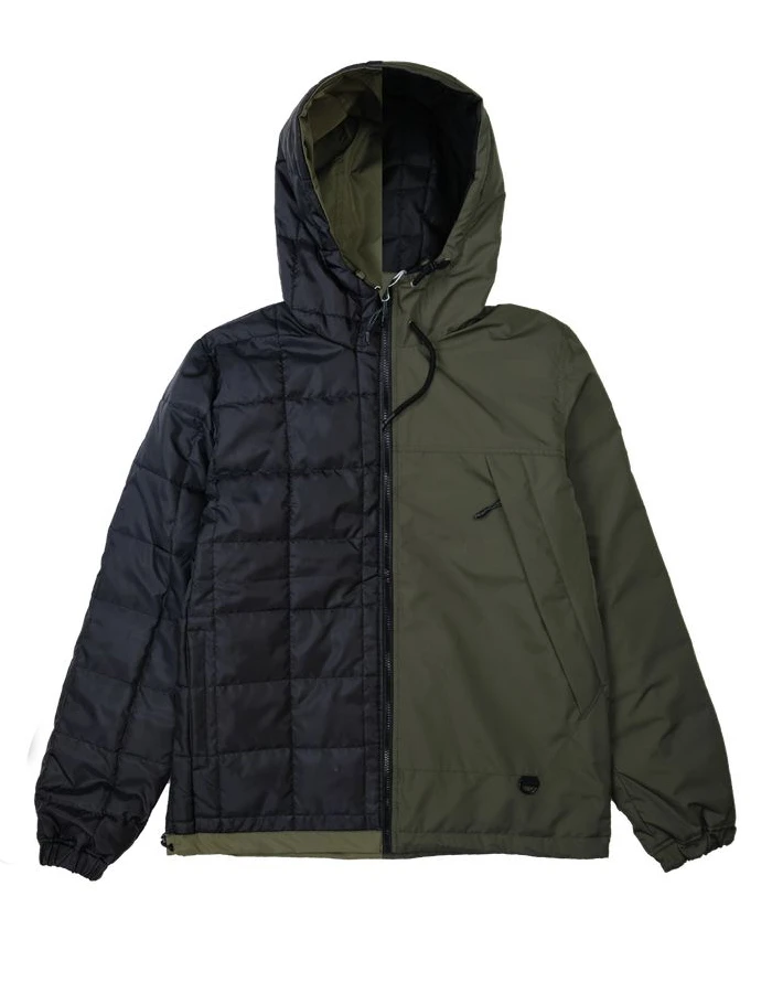 VISSLA KANEN REVERSIBLE JACKET DARK OLIVE 2 VISSLA KANEN REVERSIBLE JACKET DARK OLIVE - Image 2