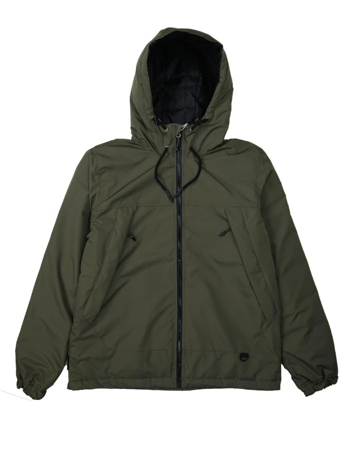VISSLA KANEN REVERSIBLE JACKET DARK OLIVE 1 VISSLA KANEN REVERSIBLE JACKET DARK OLIVE