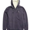 VISSLA ROAMER ECO SHERPA HOODIE DARK NAVAL