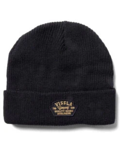 VISSLA SOLID SETS ECO BEANIE BLACK