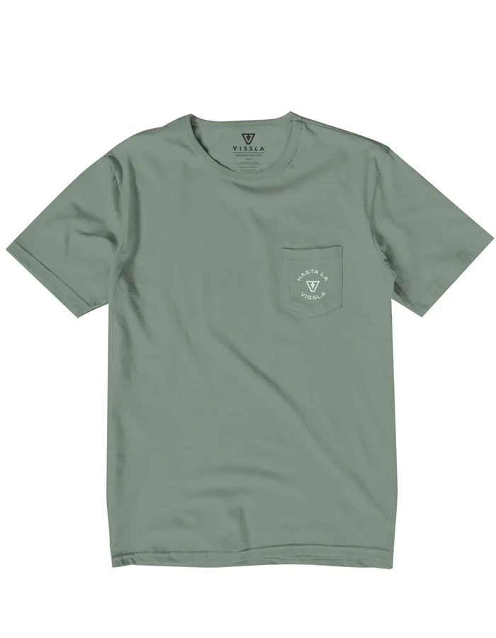 VISSLA HASTA LA VISSLA ORGANIC POCKET TEE JADE 2 VISSLA HASTA LA VISSLA ORGANIC POCKET TEE JADE - Image 2