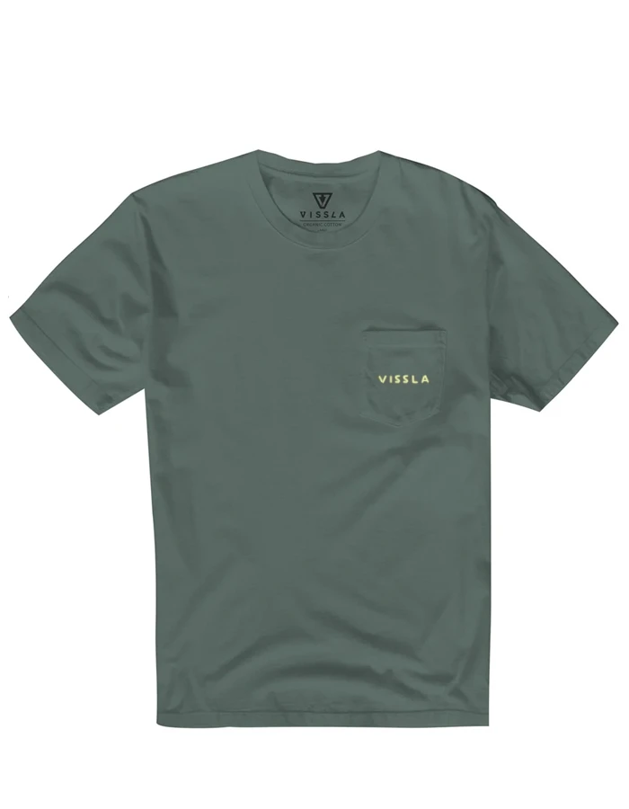 VISSLA HIDEAWAY PREMIUM ORGANIC POCKET TEE PINE 2 VISSLA HIDEAWAY PREMIUM ORGANIC POCKET TEE PINE - Image 2