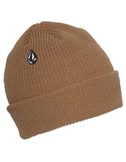 VOLCOM FULL STONE BEANIE DARK BROWN