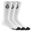 VOLCOM FULL STONE SOCKS WHITE 3 PACK