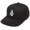 VOLCOM FULL STONE FLEXFIT HAT BLACK