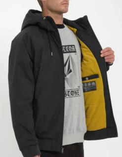 VOLCOM HERNAN 5K JACKET BLACK -Ride The Boards volcom hernan 5k giacca tecnica black 4