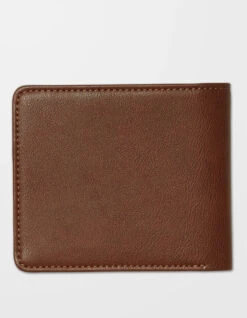 VOLCOM SLIM STONE S WALLET BROWN -Ride The Boards volcom slim stone s portafoglio brown 2