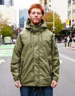 VOLCOM STOKE STONE II 5K JACKET WINTERMOSS -Ride The Boards volcom stoke stone ii 5k giacca tecnica 1