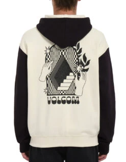 VOLCOM WATANITE ZIP HOODIE DIRTY WHITE