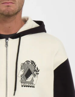VOLCOM WATANITE ZIP HOODIE DIRTY WHITE 7 VOLCOM WATANITE ZIP HOODIE DIRTY WHITE -Ride The Boards volcom watanite felpa zip con cappuccio 2