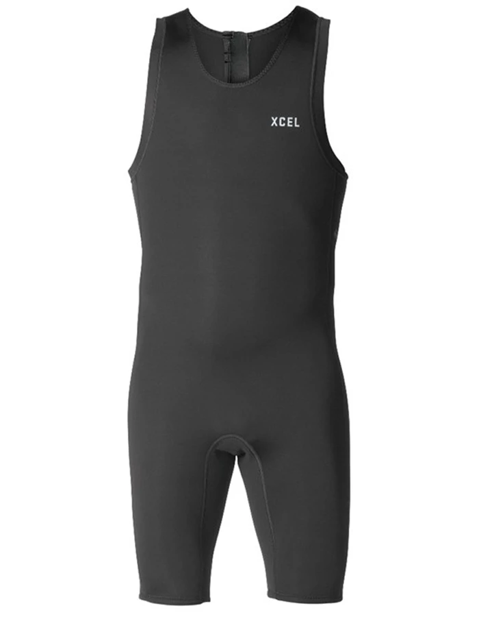 XCEL MEN'S AXIS SHORT JOHN BACK ZIP 2MM